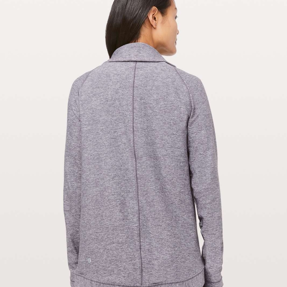 Lululemon Rulu Rally Wrap Heathered Graphite Purple - Picture 4 of 11